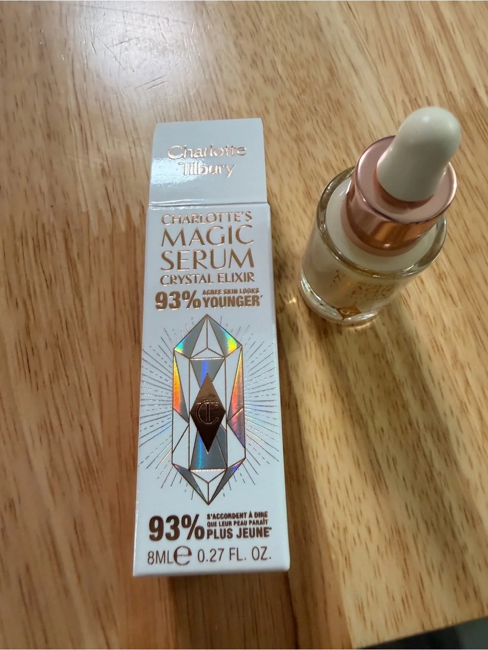 Charlotte Tilbury Magic Serum Crystal Elixir - White & Rose Gold